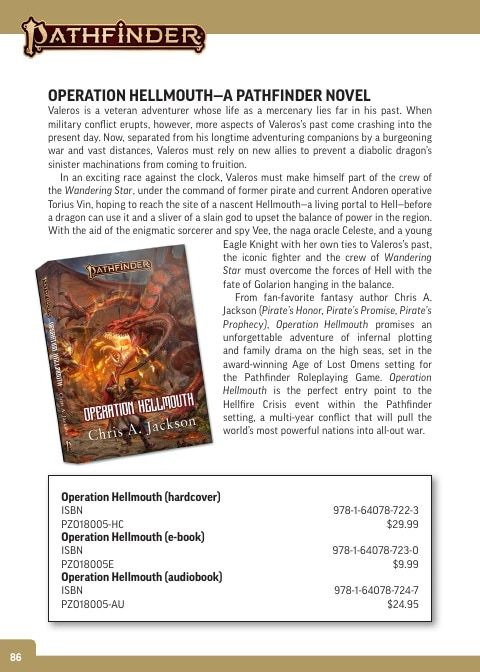 Paizo Roleplaying Games Catalog Weekly Ad January 1 - December 31, 2026