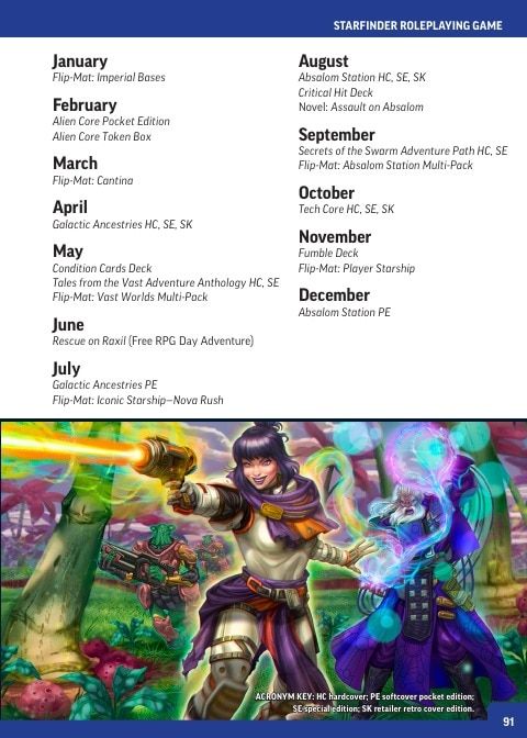 Paizo Roleplaying Games Catalog Weekly Ad January 1 - December 31, 2026