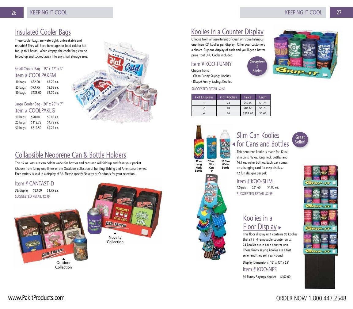 Pak-it Products Product Catalog Weekly Ad January 1 - December 31, 2026