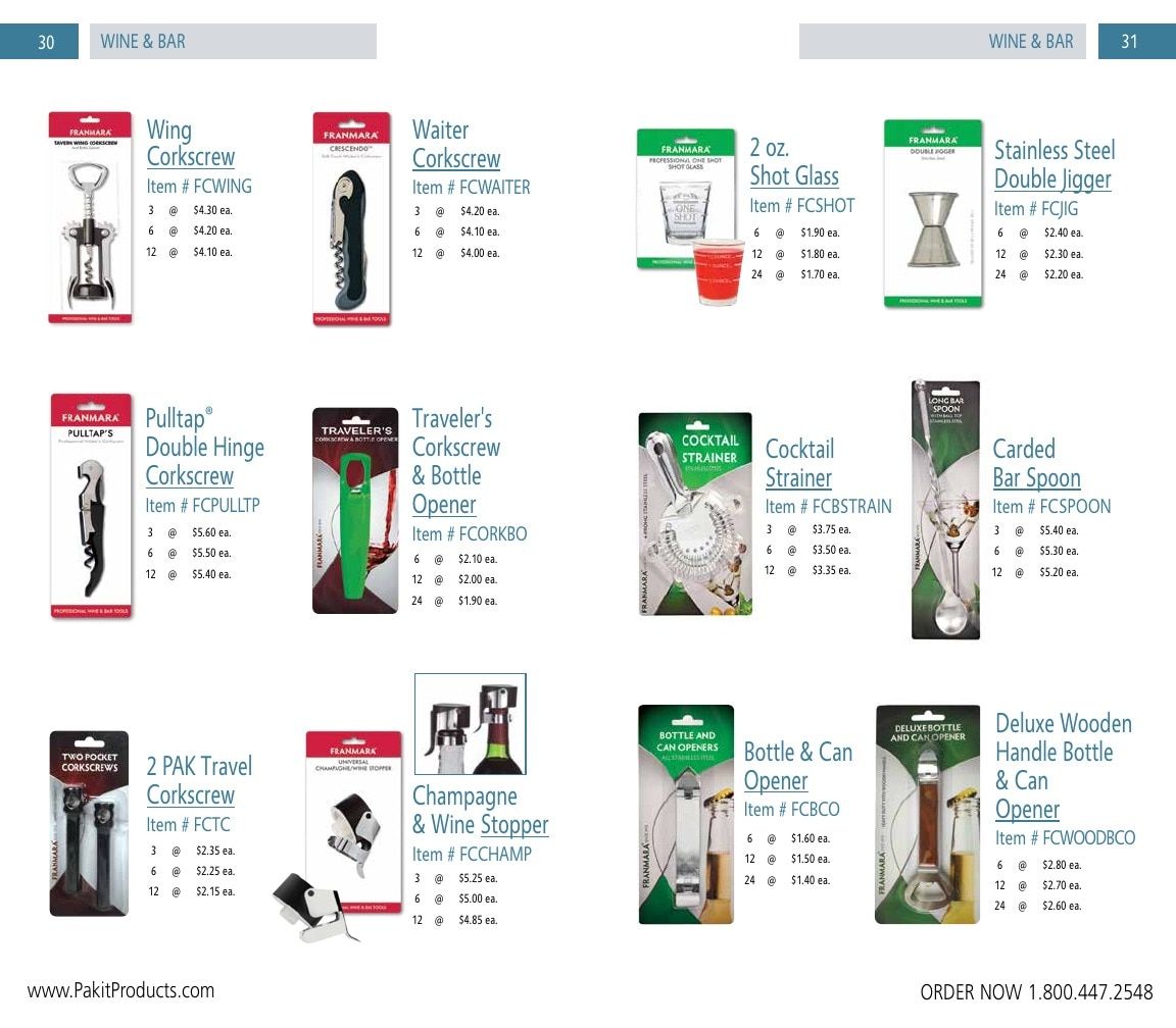 Pak-it Products Product Catalog Weekly Ad January 1 - December 31, 2026