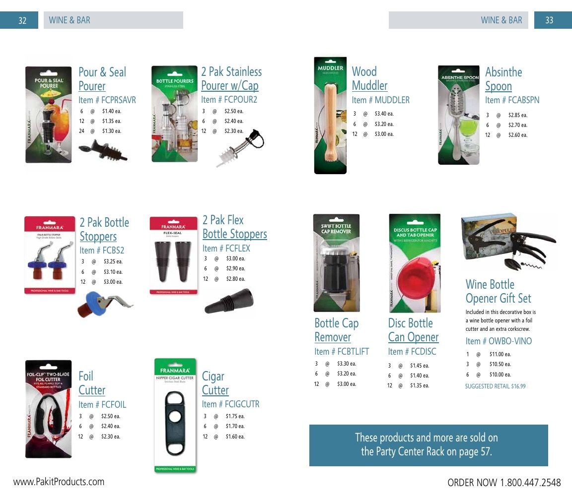 Pak-it Products Product Catalog Weekly Ad January 1 - December 31, 2026