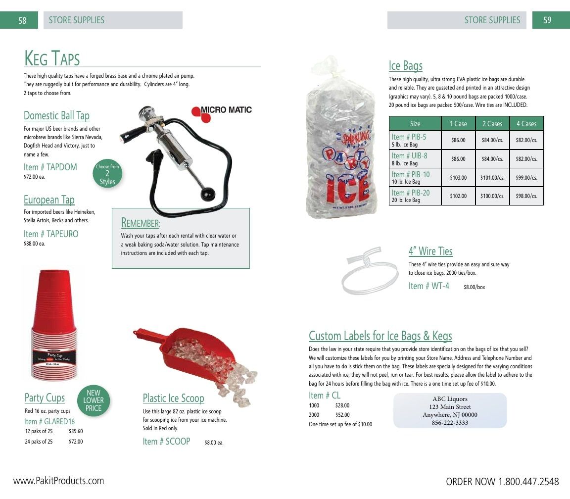 Pak-it Products Product Catalog Weekly Ad January 1 - December 31, 2026