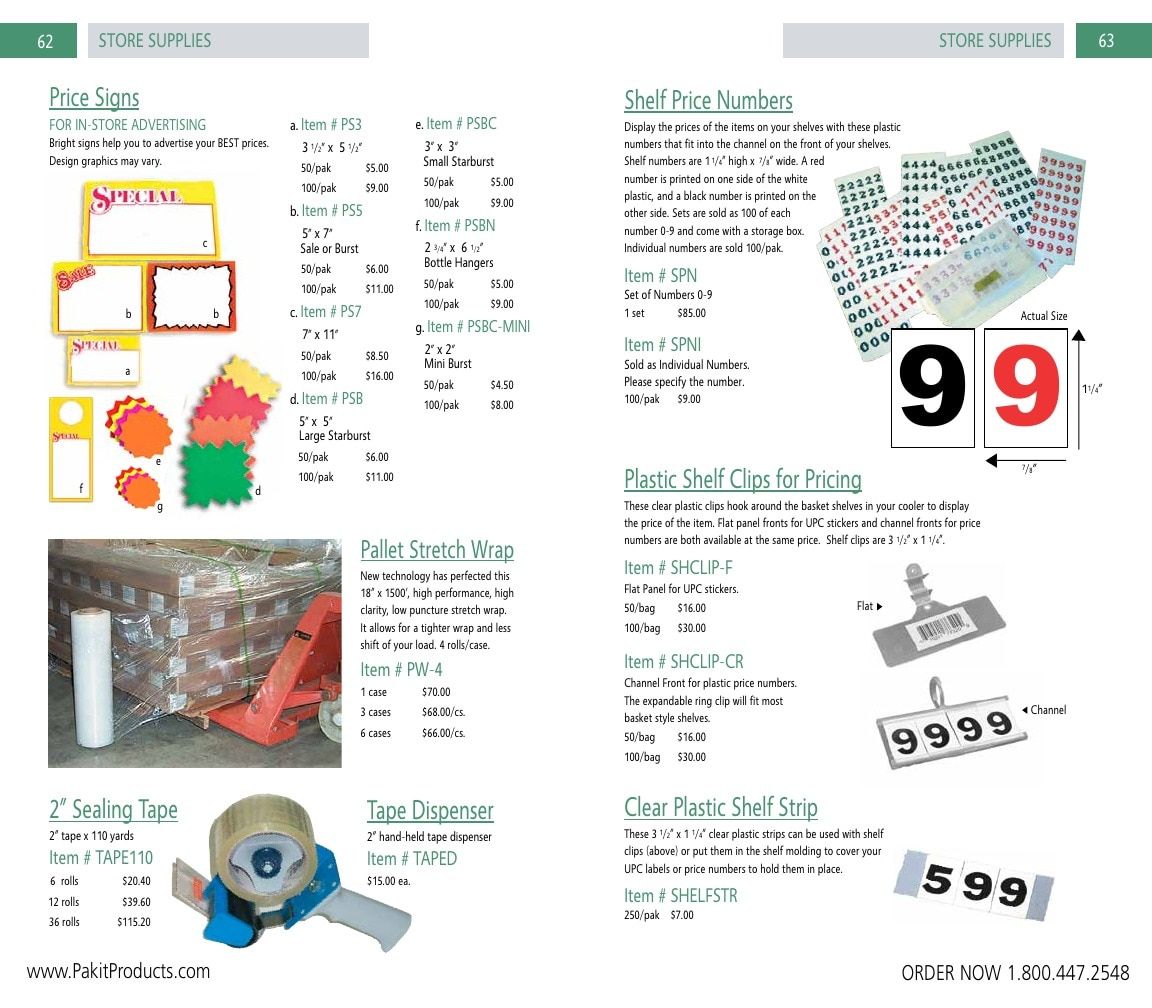 Pak-it Products Product Catalog Weekly Ad January 1 - December 31, 2026