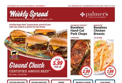 Palmer's Direct To You Market Weekly Ad August 30 - September 5, 2026