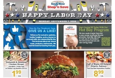Sandy River Shop 'n Save Weekly Ad August 30 - September 5, 2026