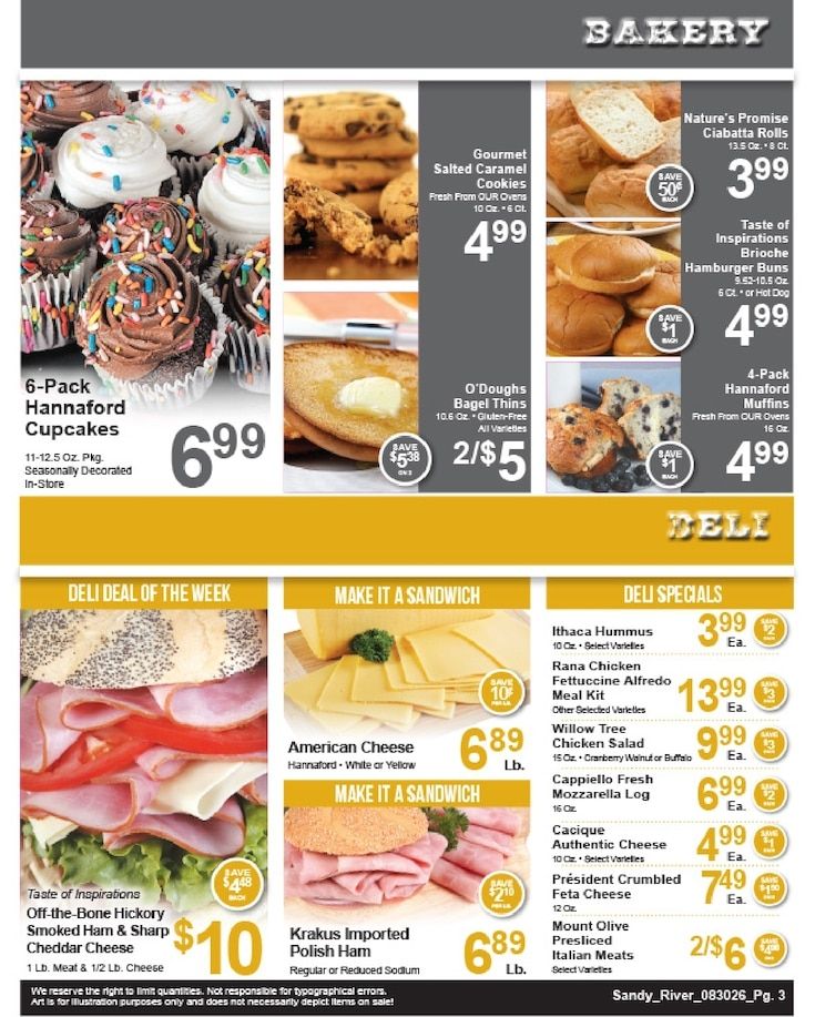 Sandy River Shop 'n Save Weekly Ad August 30 - September 5, 2026