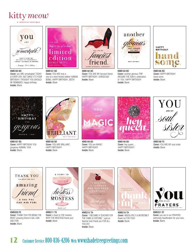 Shade Tree Greetings Greeting Cards Catalog Weekly Ad January 1 - December 31, 2026