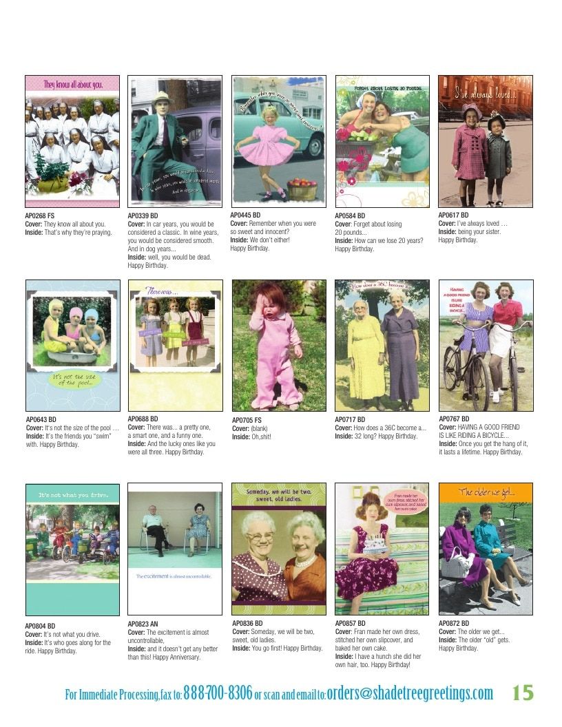 Shade Tree Greetings Greeting Cards Catalog Weekly Ad January 1 - December 31, 2026