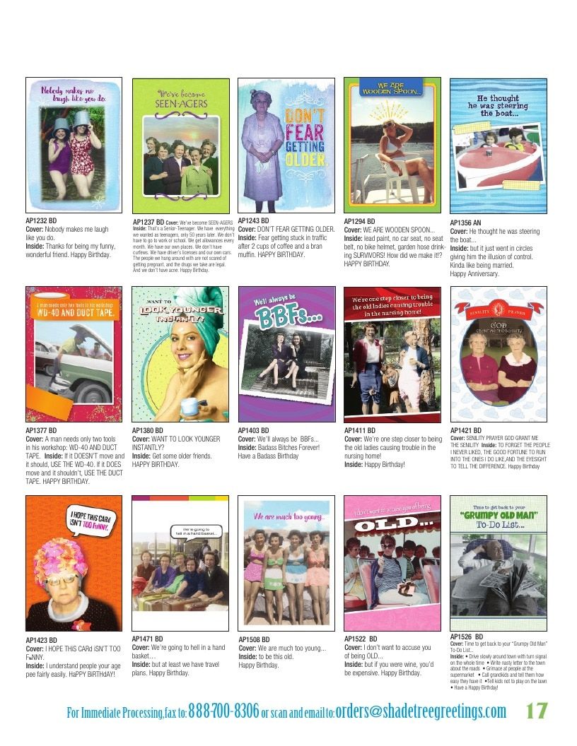 Shade Tree Greetings Greeting Cards Catalog Weekly Ad January 1 - December 31, 2026