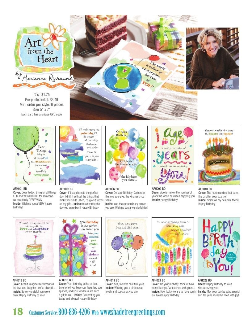 Shade Tree Greetings Greeting Cards Catalog Weekly Ad January 1 - December 31, 2026