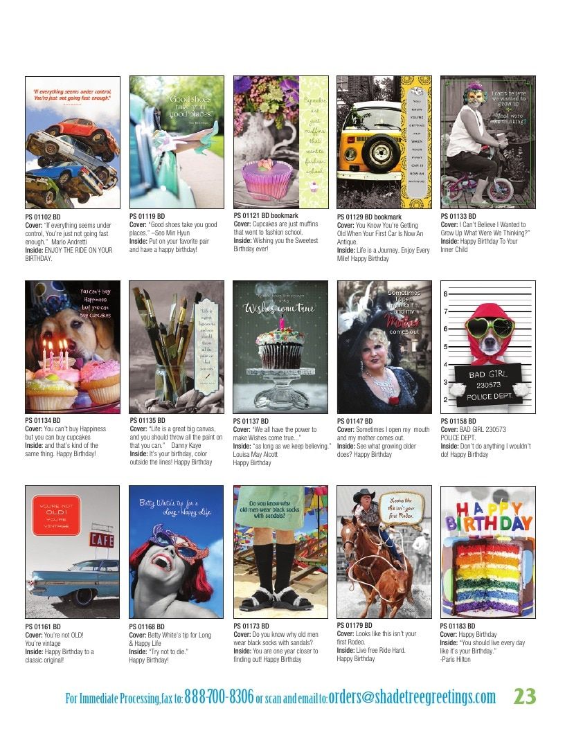 Shade Tree Greetings Greeting Cards Catalog Weekly Ad January 1 - December 31, 2026