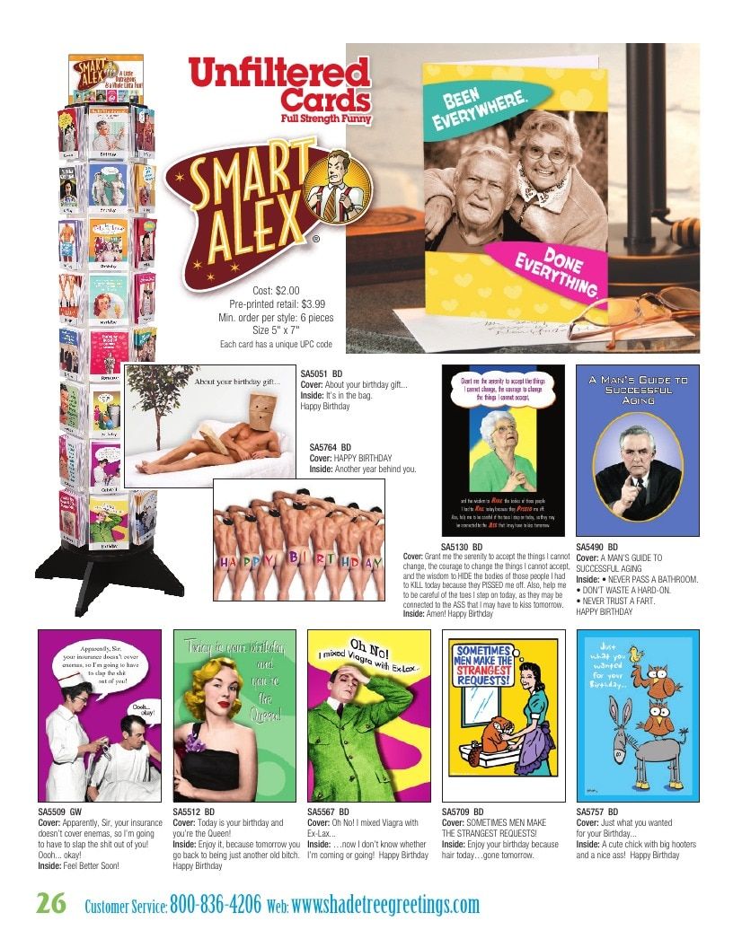 Shade Tree Greetings Greeting Cards Catalog Weekly Ad January 1 - December 31, 2026