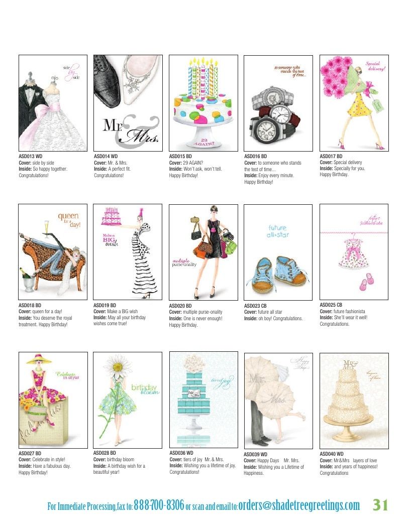 Shade Tree Greetings Greeting Cards Catalog Weekly Ad January 1 - December 31, 2026