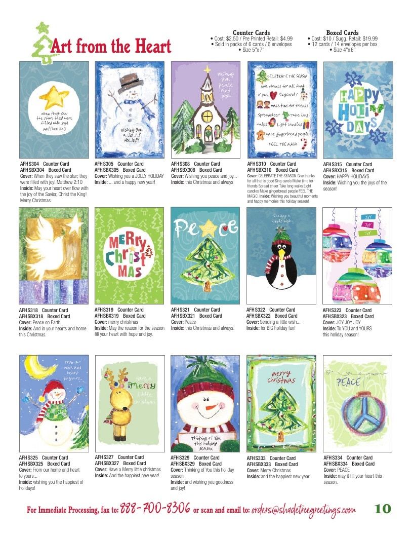 Shade Tree Greetings Holiday Greeting Cards Catalog Weekly Ad January 1 - December 31, 2026