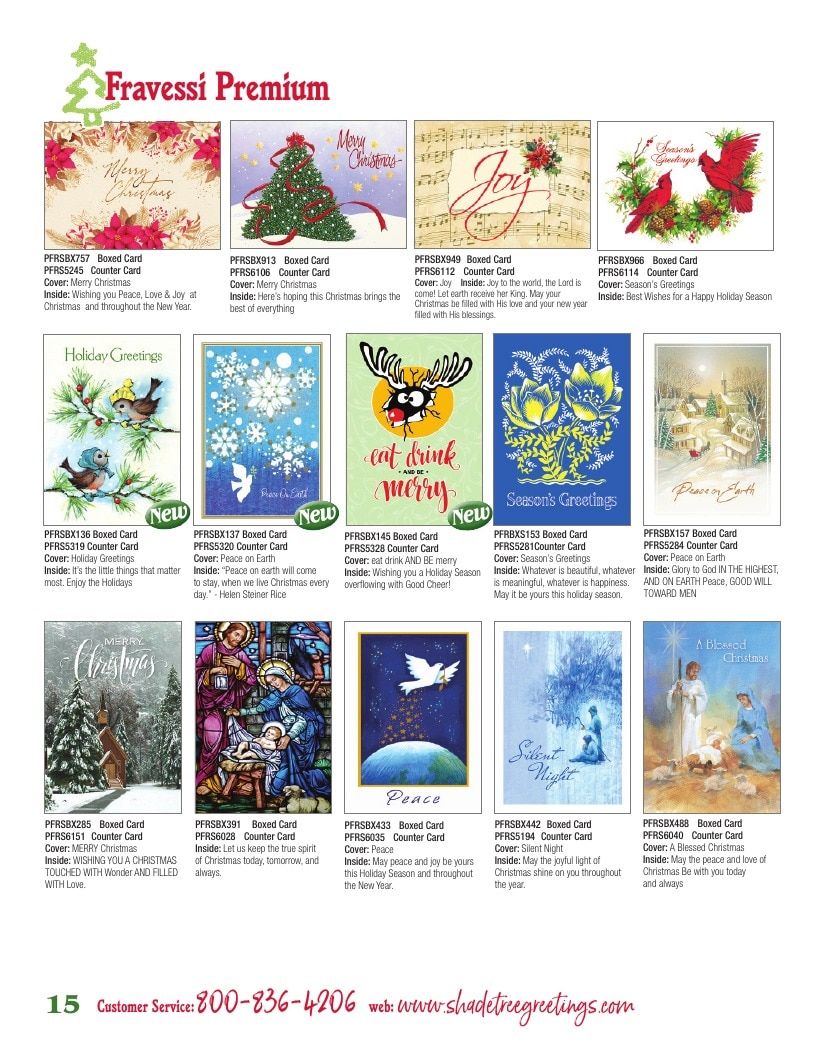 Shade Tree Greetings Holiday Greeting Cards Catalog Weekly Ad January 1 - December 31, 2026
