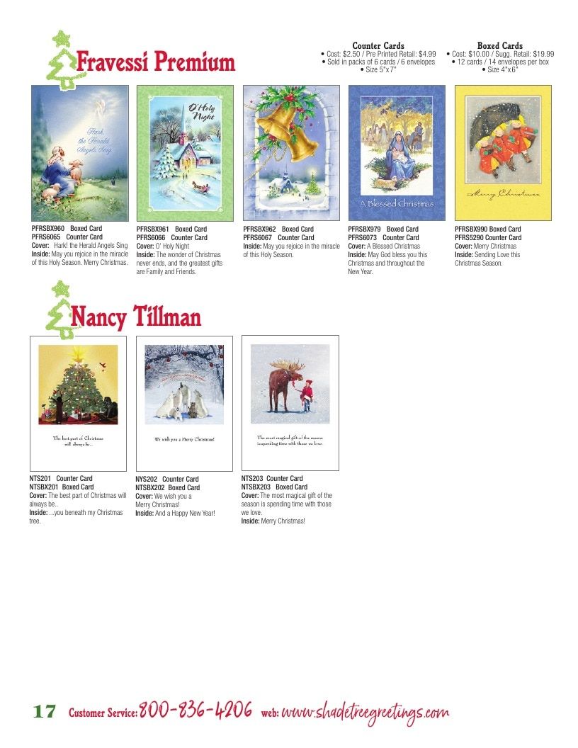 Shade Tree Greetings Holiday Greeting Cards Catalog Weekly Ad January 1 - December 31, 2026