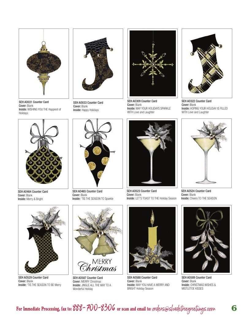 Shade Tree Greetings Holiday Greeting Cards Catalog Weekly Ad January 1 - December 31, 2026