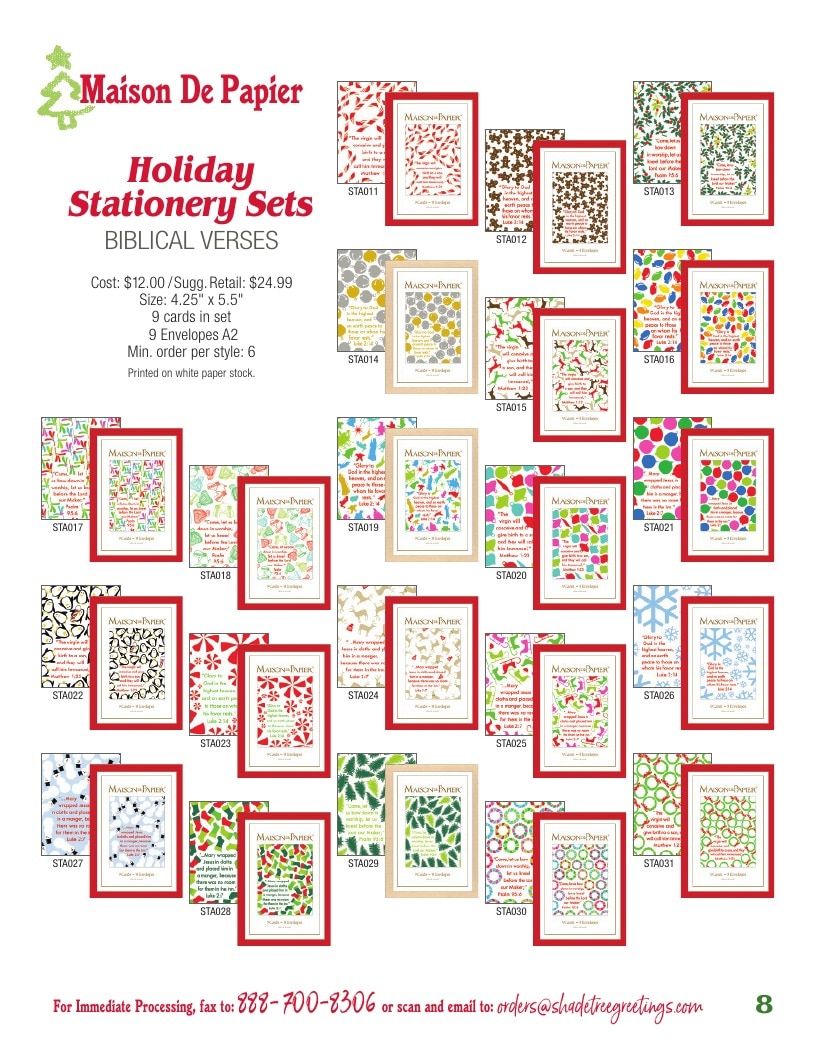 Shade Tree Greetings Holiday Greeting Cards Catalog Weekly Ad January 1 - December 31, 2026