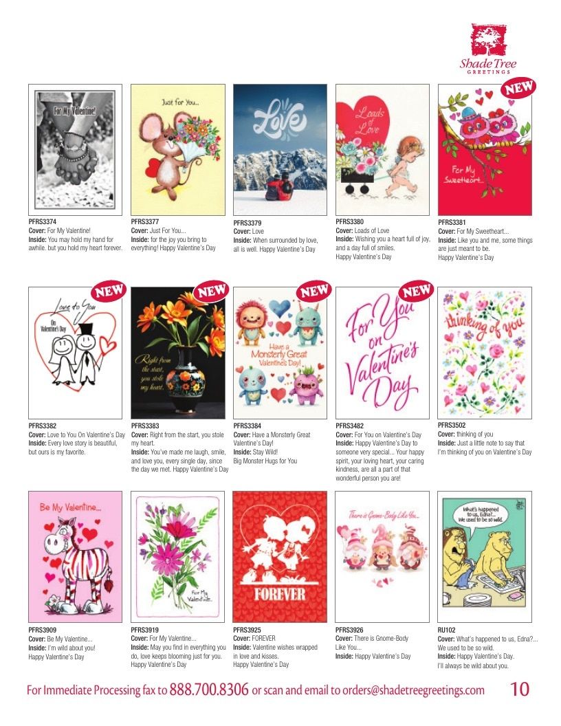 Shade Tree Greetings Spring Greeting Cards Catalog Weekly Ad January 1 - December 31, 2026