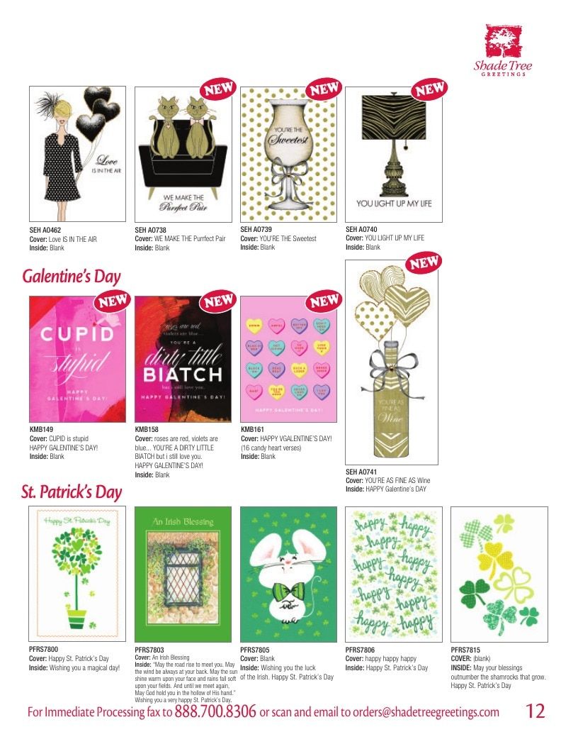 Shade Tree Greetings Spring Greeting Cards Catalog Weekly Ad January 1 - December 31, 2026