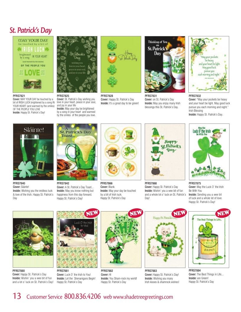 Shade Tree Greetings Spring Greeting Cards Catalog Weekly Ad January 1 - December 31, 2026