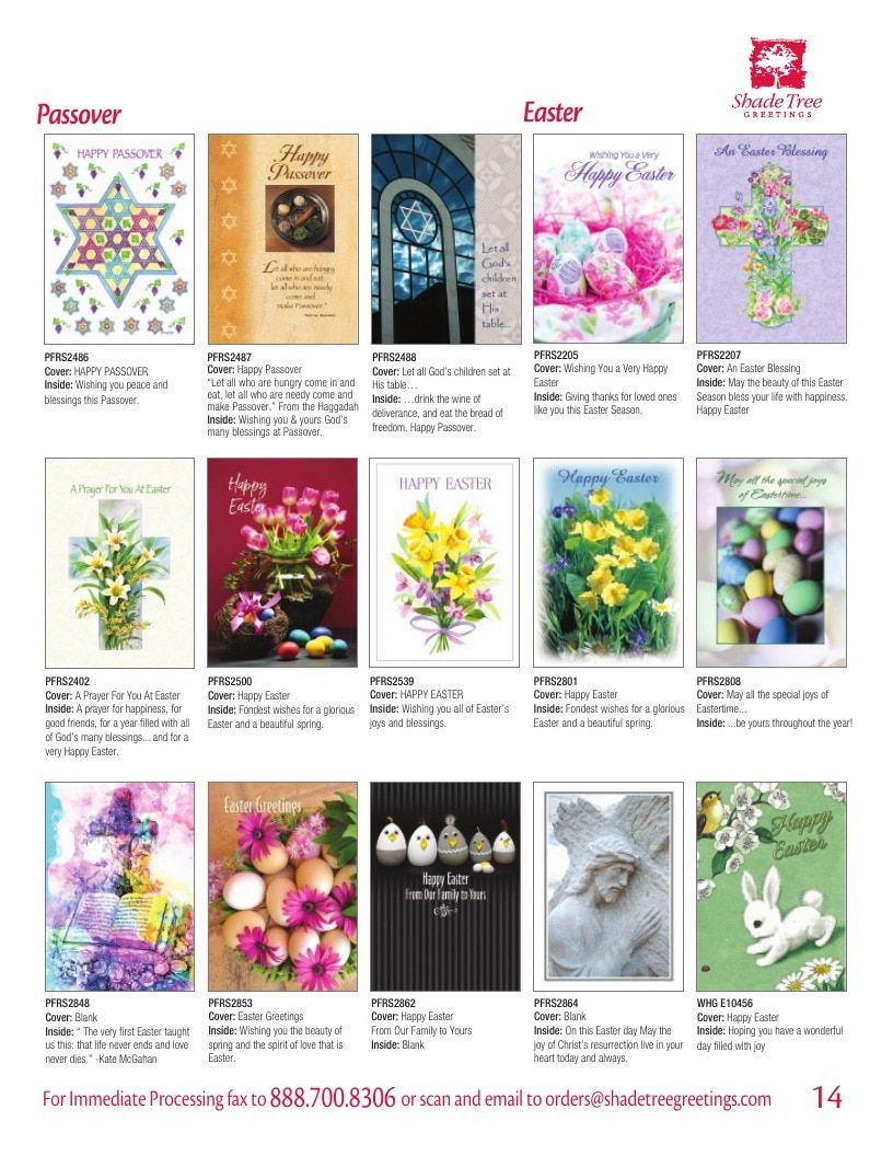 Shade Tree Greetings Spring Greeting Cards Catalog Weekly Ad January 1 - December 31, 2026