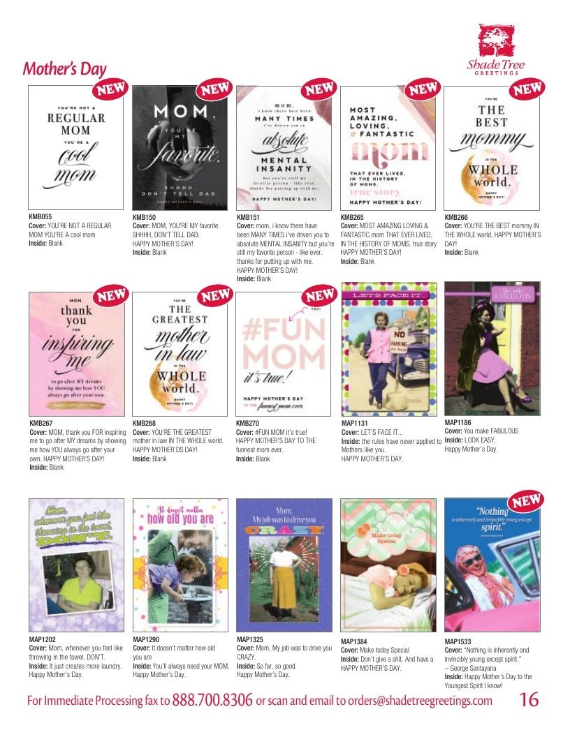 Shade Tree Greetings Spring Greeting Cards Catalog Weekly Ad January 1 - December 31, 2026
