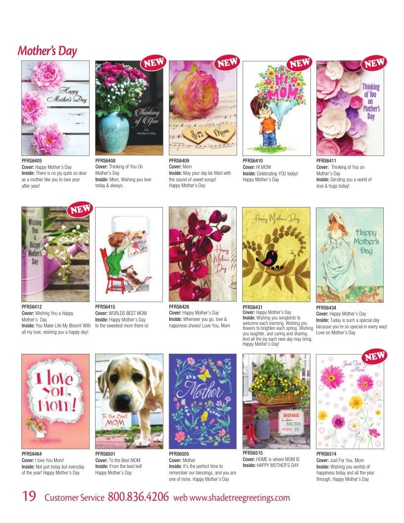 Shade Tree Greetings Spring Greeting Cards Catalog Weekly Ad January 1 - December 31, 2026