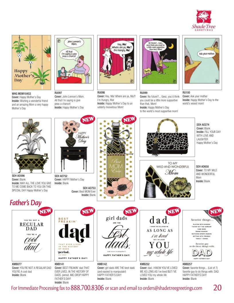 Shade Tree Greetings Spring Greeting Cards Catalog Weekly Ad January 1 - December 31, 2026