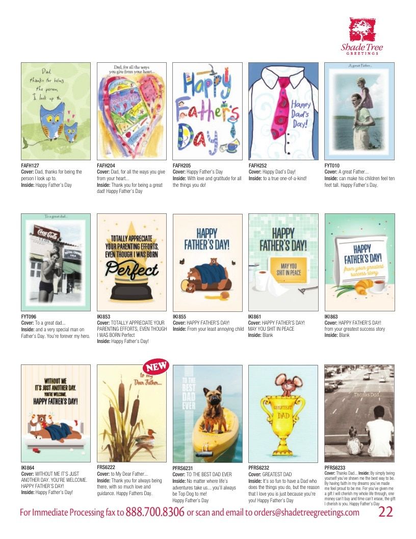 Shade Tree Greetings Spring Greeting Cards Catalog Weekly Ad January 1 - December 31, 2026