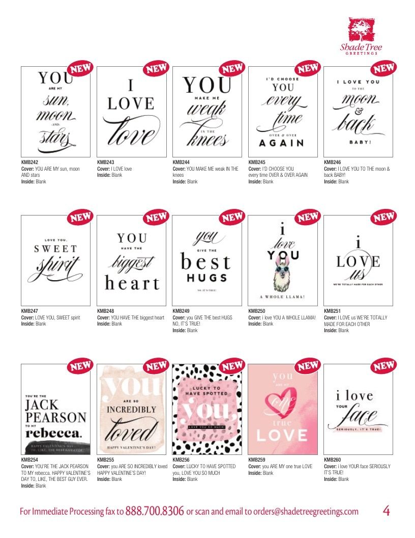 Shade Tree Greetings Spring Greeting Cards Catalog Weekly Ad January 1 - December 31, 2026