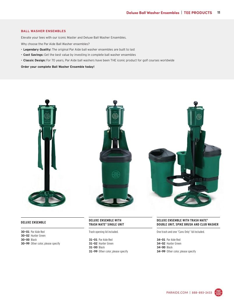 Par Aide Golf Course Products Catalog Weekly Ad January 1 - December 31, 2026