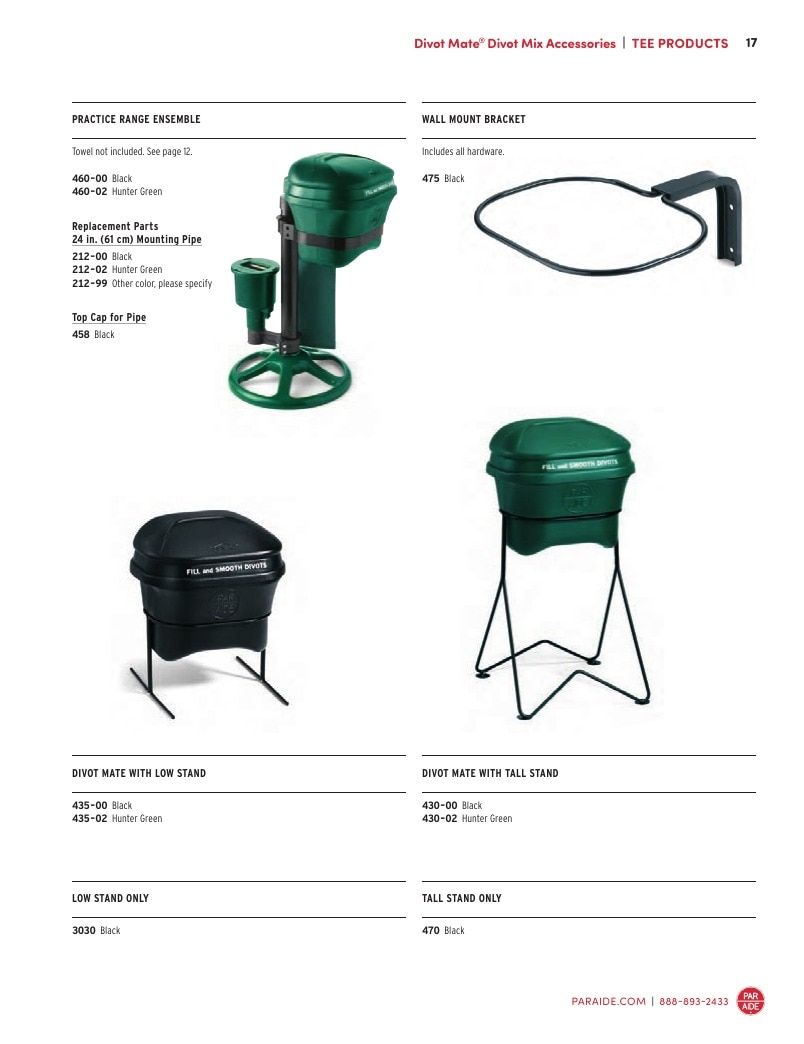 Par Aide Golf Course Products Catalog Weekly Ad January 1 - December 31, 2026