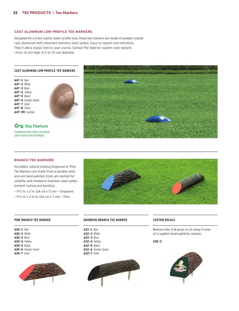 Par Aide Golf Course Products Catalog Weekly Ad January 1 - December 31, 2026
