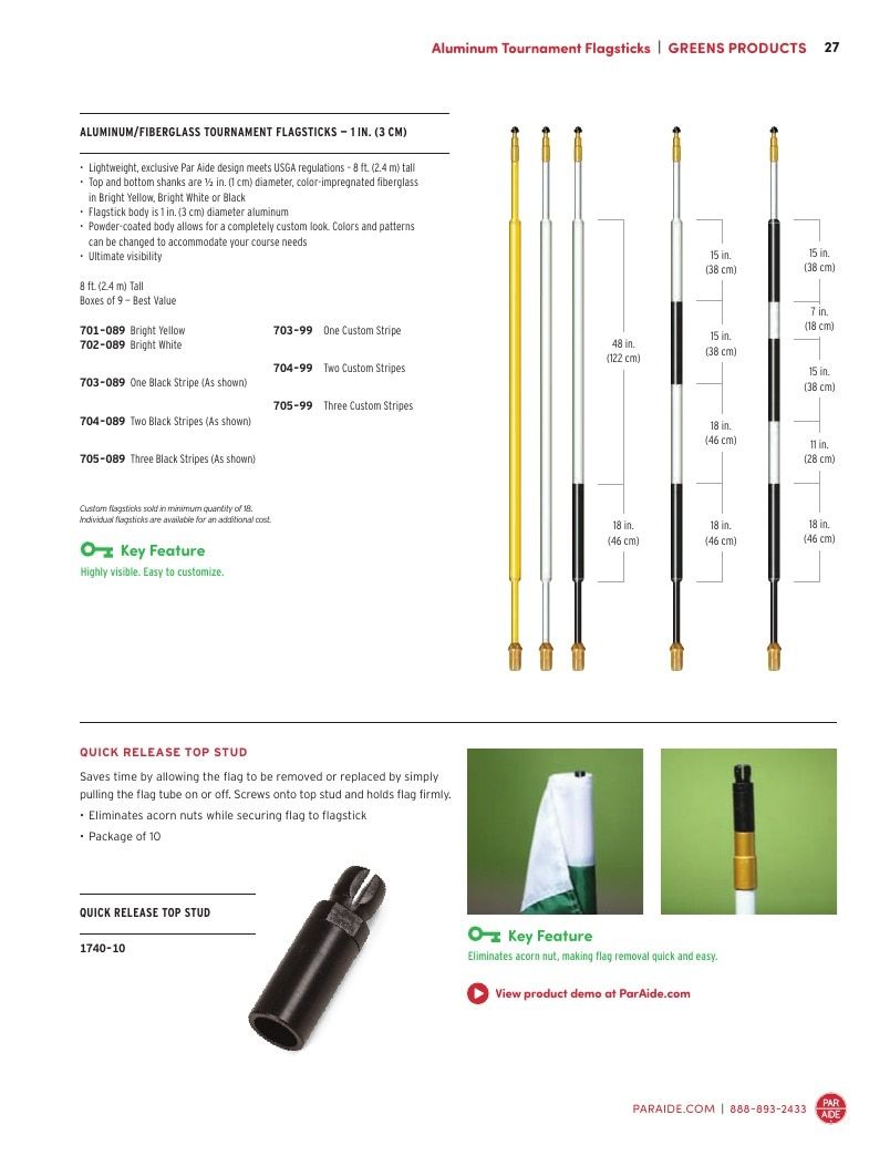 Par Aide Golf Course Products Catalog Weekly Ad January 1 - December 31, 2026