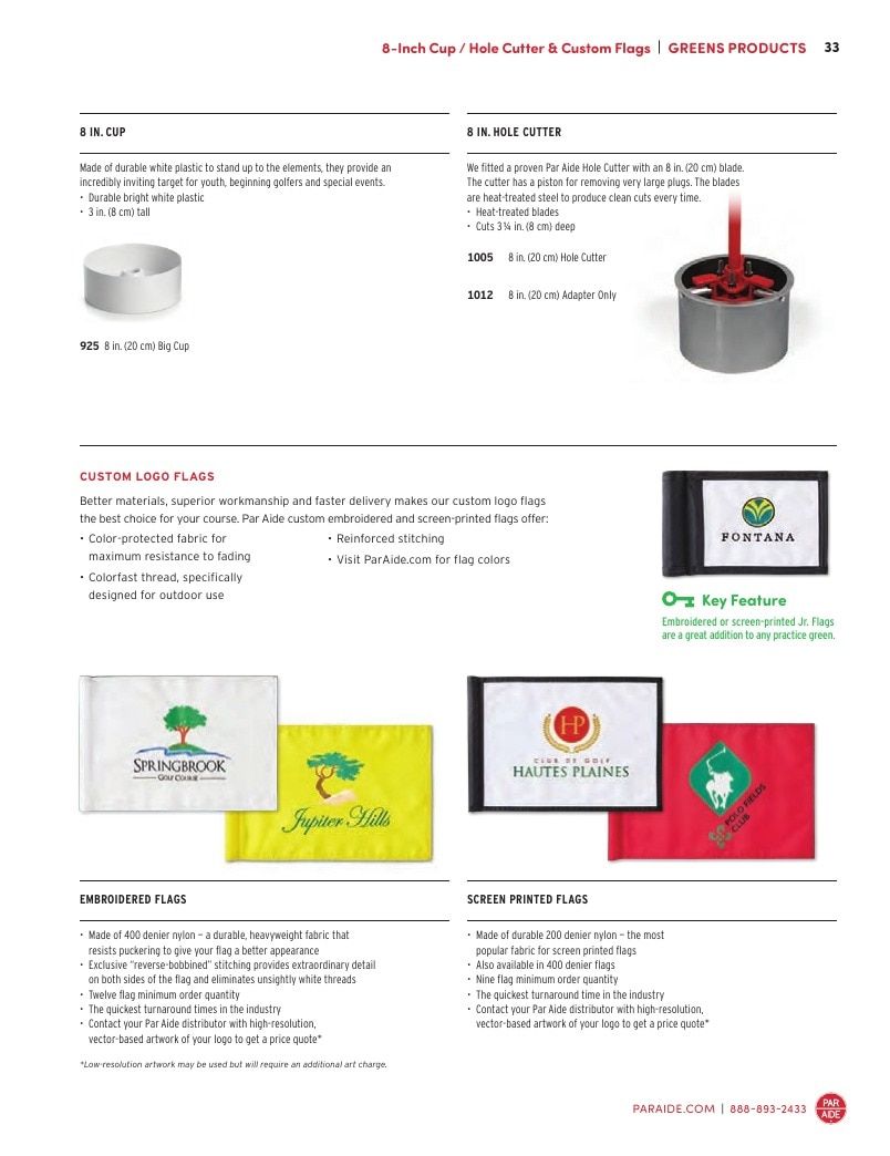 Par Aide Golf Course Products Catalog Weekly Ad January 1 - December 31, 2026