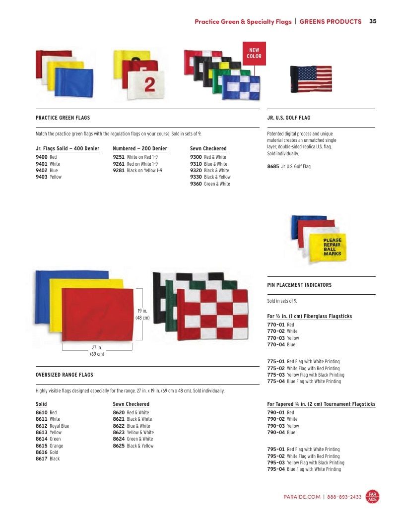 Par Aide Golf Course Products Catalog Weekly Ad January 1 - December 31, 2026