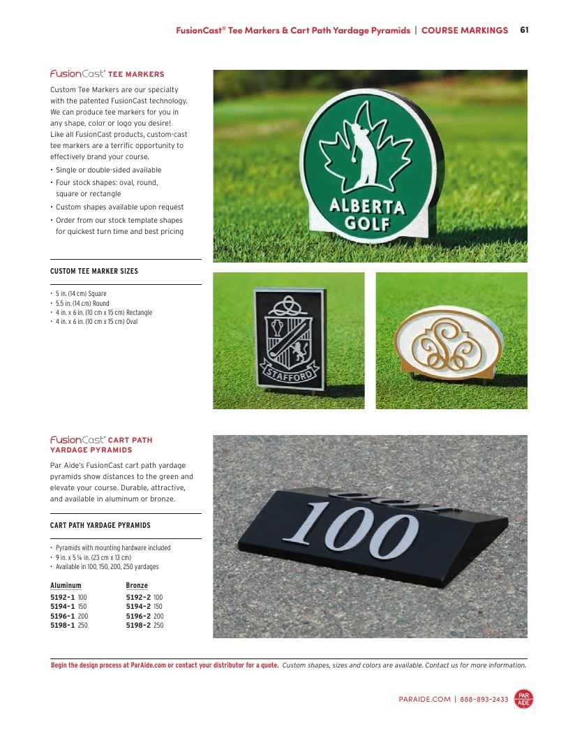 Par Aide Golf Course Products Catalog Weekly Ad January 1 - December 31, 2026