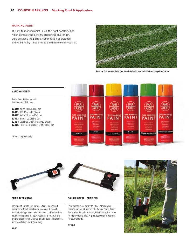 Par Aide Golf Course Products Catalog Weekly Ad January 1 - December 31, 2026