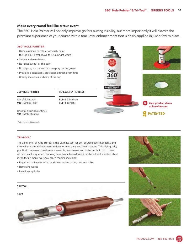Par Aide Golf Course Products Catalog Weekly Ad January 1 - December 31, 2026