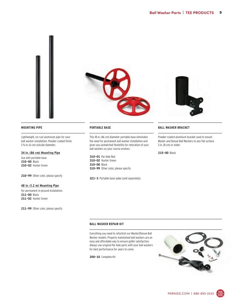 Par Aide Golf Course Products Catalog Weekly Ad January 1 - December 31, 2026