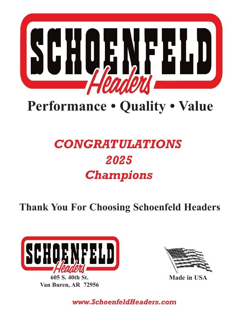 Schoenfeld Headers Racing Headers Catalog Weekly Ad January 1 - December 31, 2026