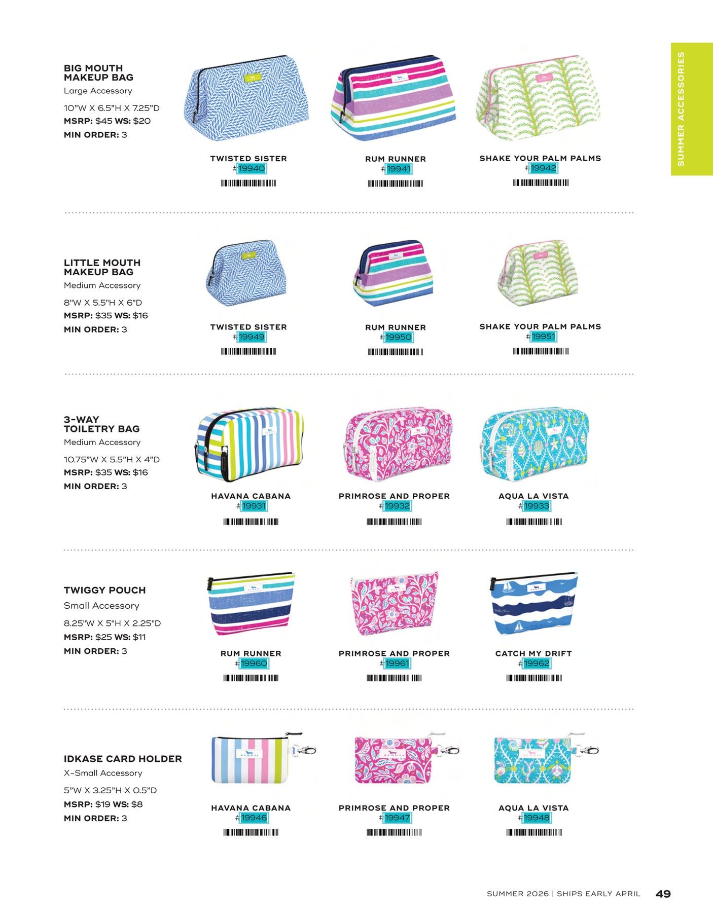 SCOUT Bags Spring and Summer Bags Catalog Weekly Ad January 1 - December 31, 2026