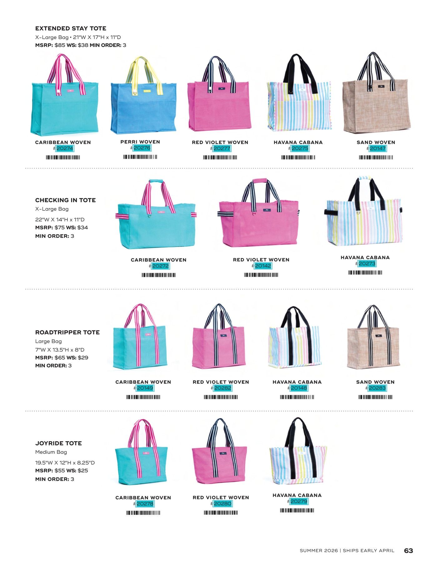 SCOUT Bags Spring and Summer Bags Catalog Weekly Ad January 1 - December 31, 2026