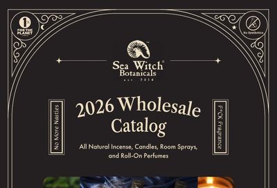 Sea Witch Botanicals Botanical Home Products Catalog Weekly Ad January 1 - December 31, 2026