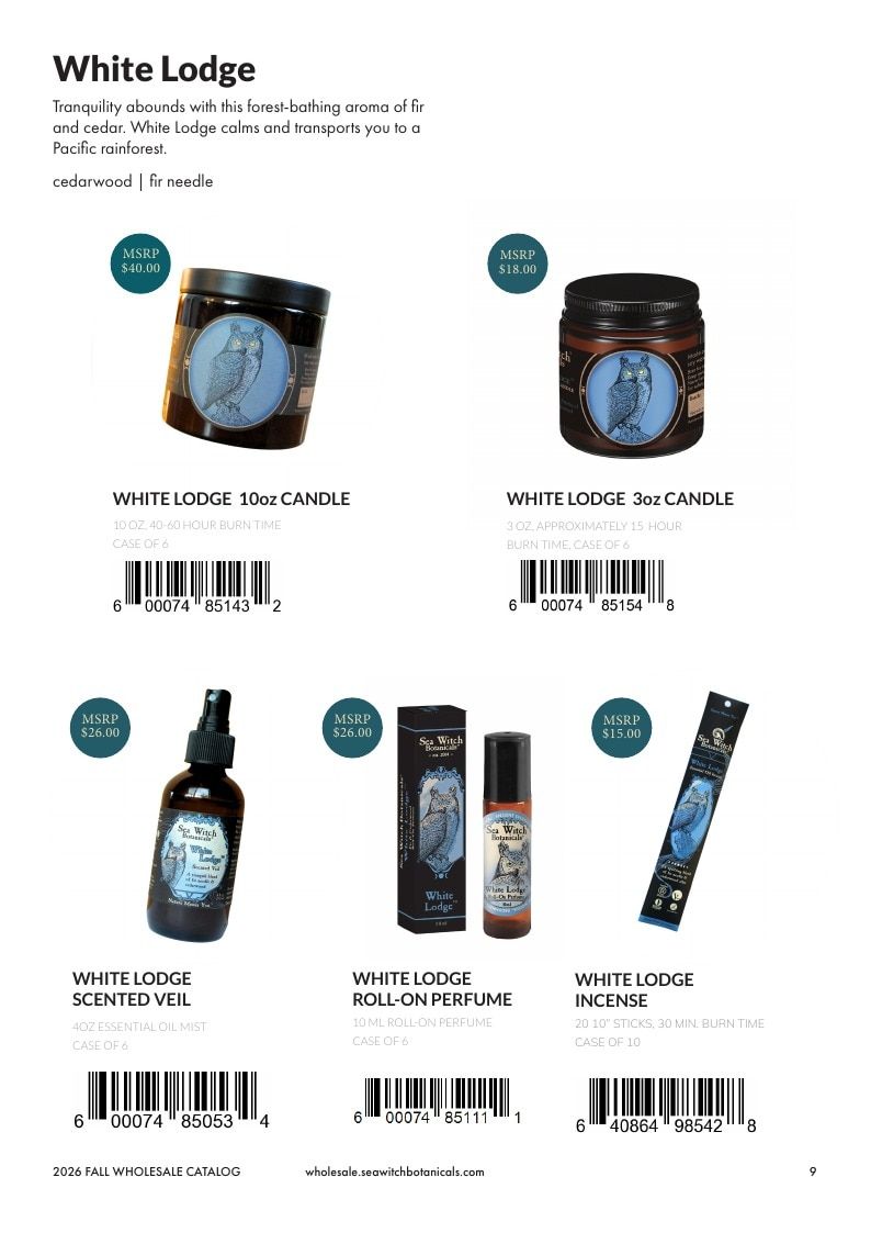 Sea Witch Botanicals Botanical Home Products Catalog Weekly Ad January 1 - December 31, 2026