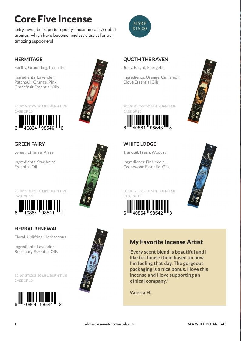 Sea Witch Botanicals Botanical Home Products Catalog Weekly Ad January 1 - December 31, 2026