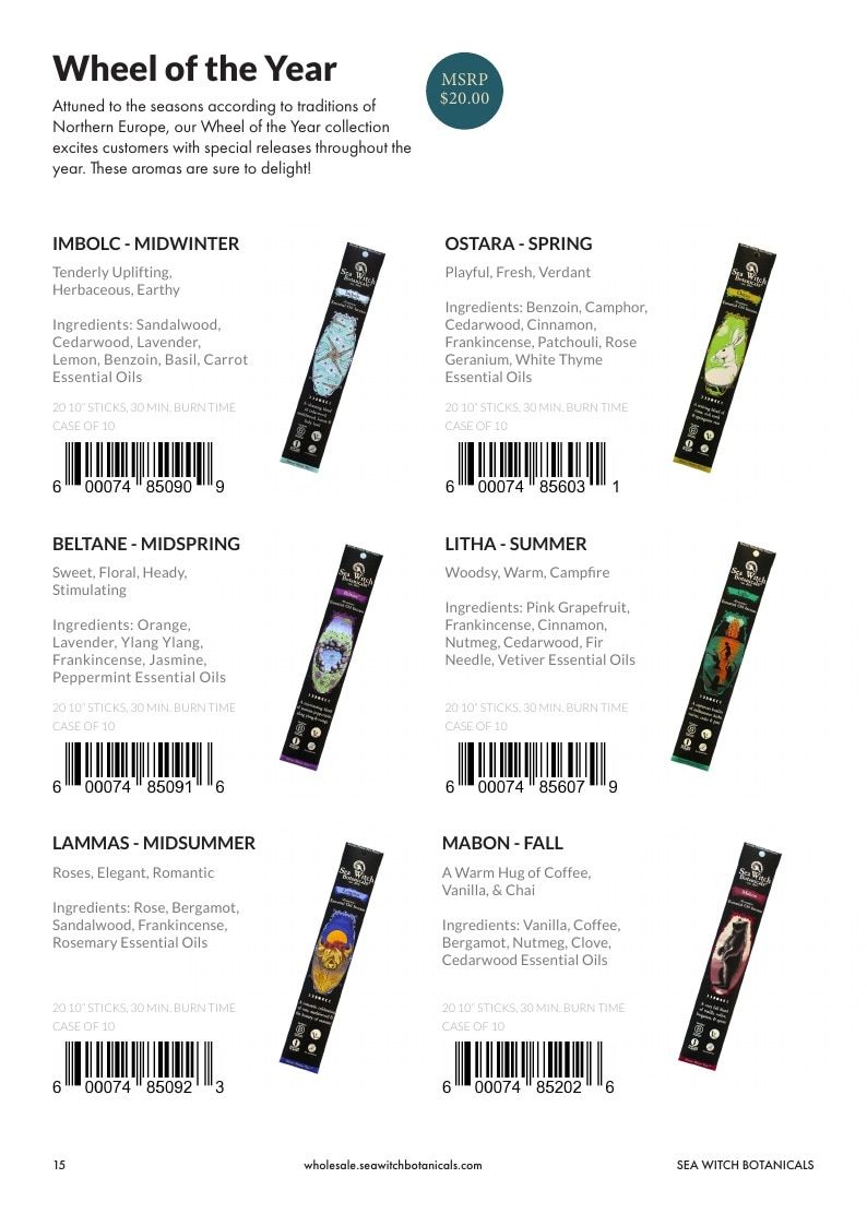 Sea Witch Botanicals Botanical Home Products Catalog Weekly Ad January 1 - December 31, 2026