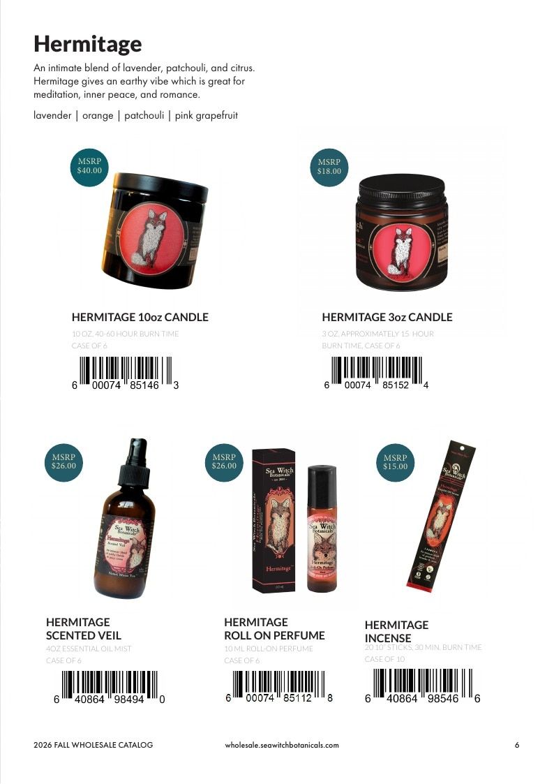 Sea Witch Botanicals Botanical Home Products Catalog Weekly Ad January 1 - December 31, 2026
