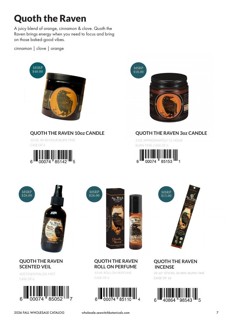 Sea Witch Botanicals Botanical Home Products Catalog Weekly Ad January 1 - December 31, 2026